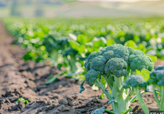 Organic Broccoli have Started at Srinivas Farm!