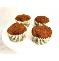  Banana Muffins (Eggless, Pack of 4) by Beige Marvel 