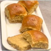 Ladi Pav Buns (Pack of 4, Whole Wheat, Vegan, SproutsOG)