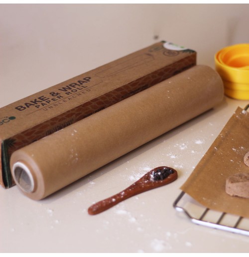 Baking and Wrap Paper (bamboo, unbleached) 20 meter