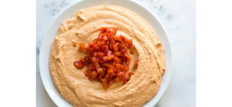 Roasted Red Pepper Hummus Recipe