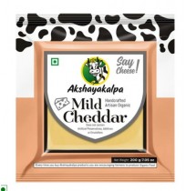Cheese Cheddar Mild (200 Gms, Akshayakalpa)