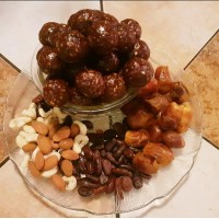 Choco Dry Fruits Laddu (150Gms, in glass bottle)