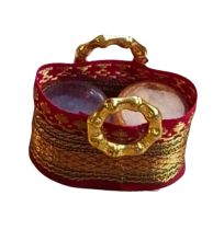 Basket - Haldi & MAROON Kumkum