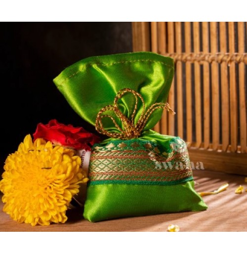 Silk incense bag - KAORU - refreshing fragrance