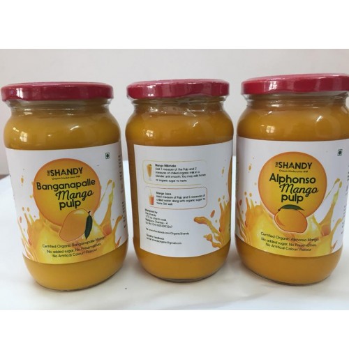 Mango Pulp - ALPHONSO (Glass Bottle)