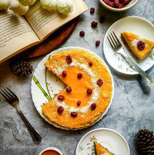 Vegan Mango Cheesecake Recipe