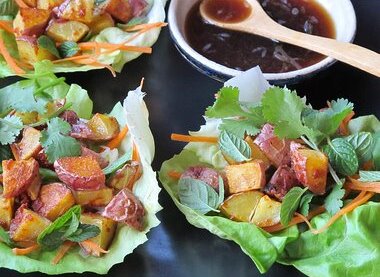 Thai Lettuce Cups with Red Curry Potatoes Recipe