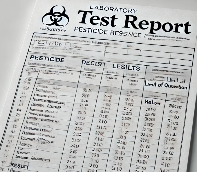 Pesticide Residue Result: Pineapple & Bottle Brinjal 